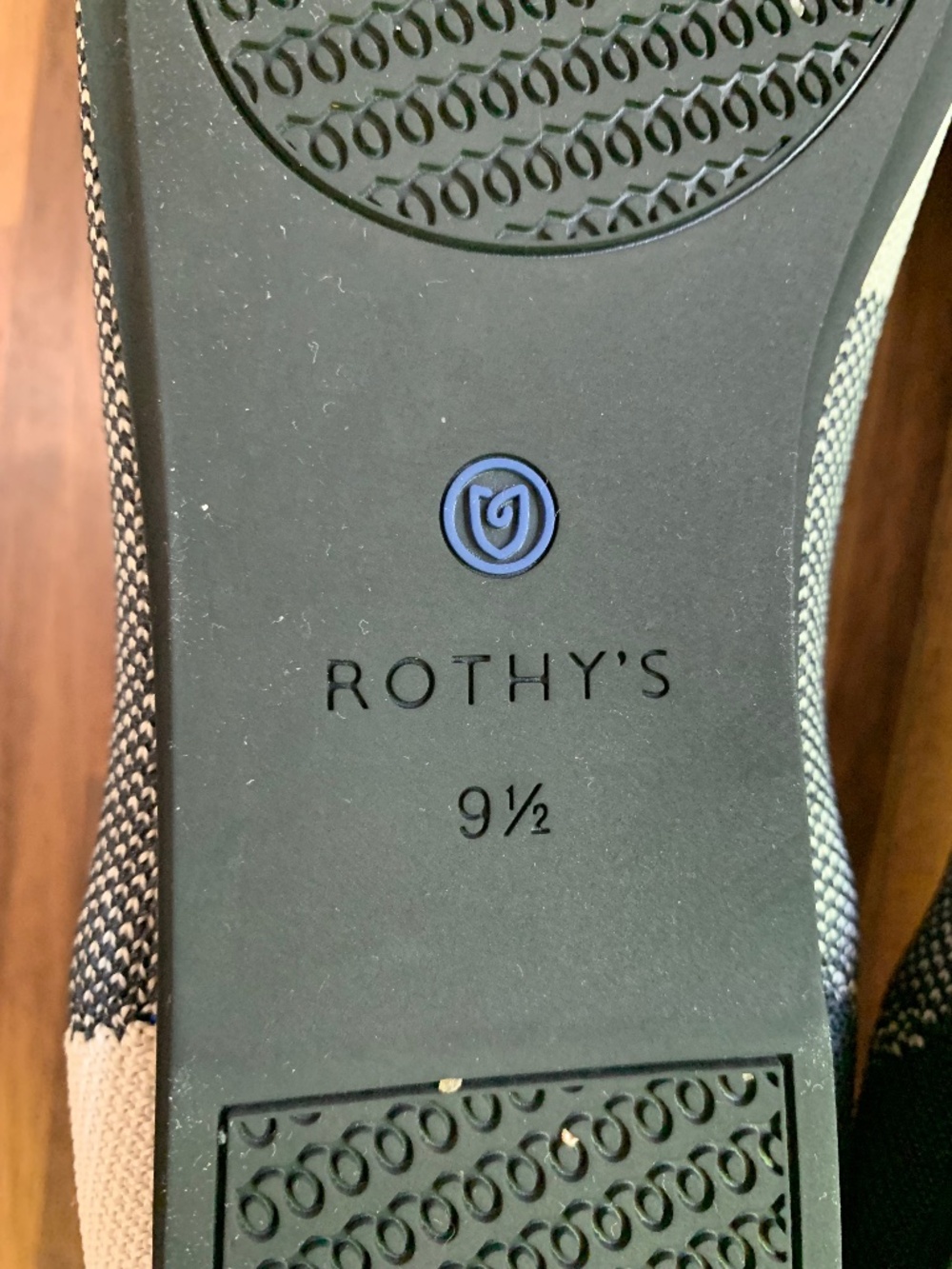 Rothy's Black and Cream Slip-On - Picture 6 of 10